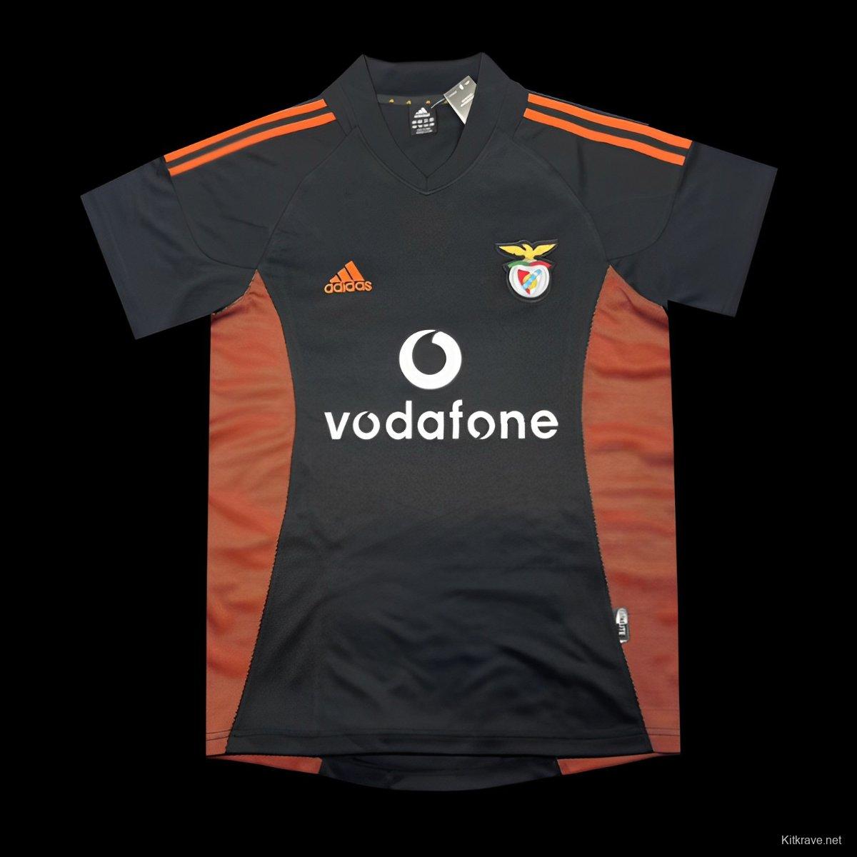 Retro 02/03 Benfica Away Black Jersey