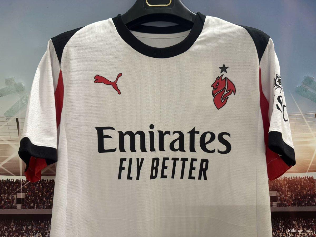 25/26 AC Milan Away White Jersey