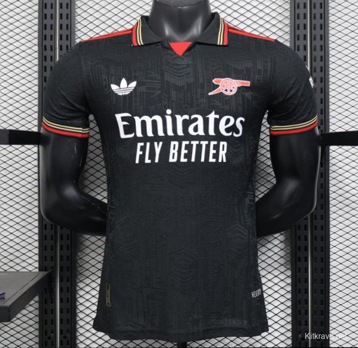 Player Version 25/26 Arsenal Black POLO Jersey
