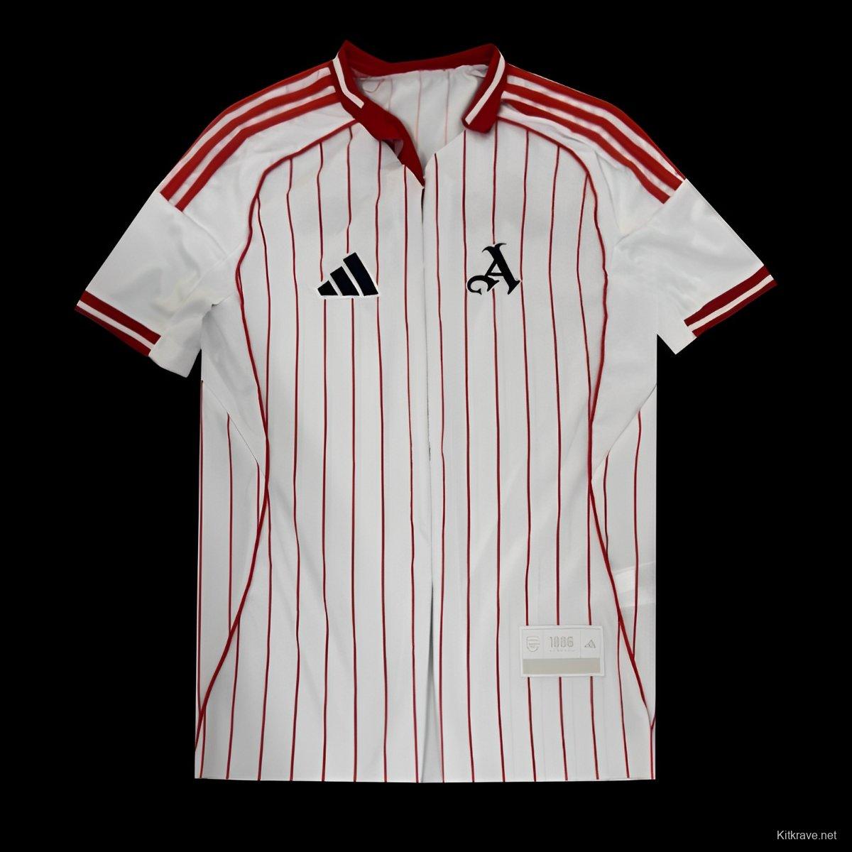 25/26 Arsenal US Football Baseball White Jersey
