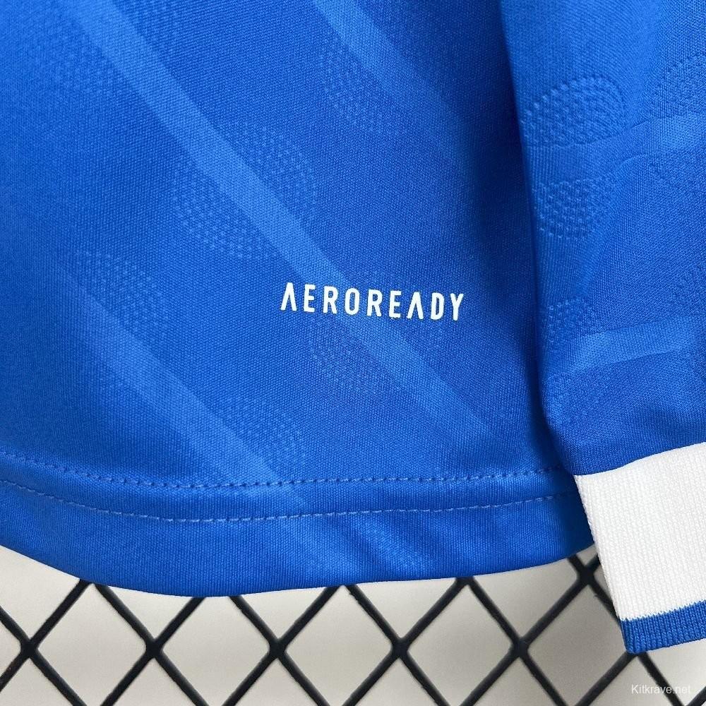 25/26 Real Madrid Third Blue Long Sleeve Jersey