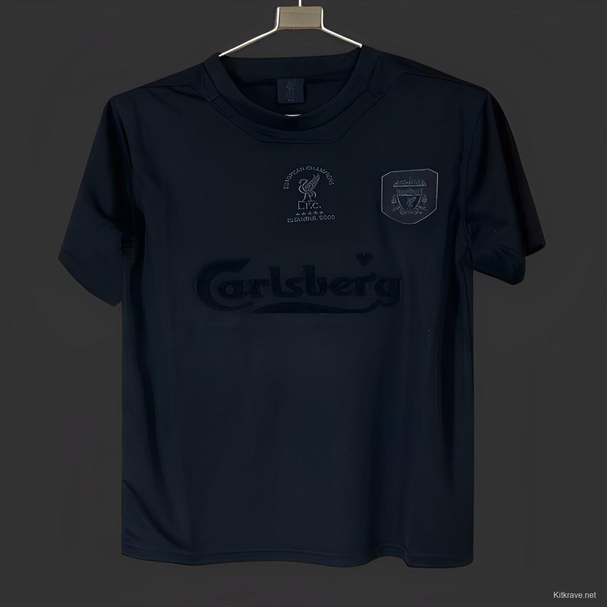 25/26 Liverpool Blackout 2005 Istanbul BLACK Jersey