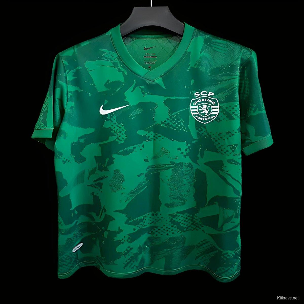 25/26 Sporting Lisbon Pre-Match Green Jersey