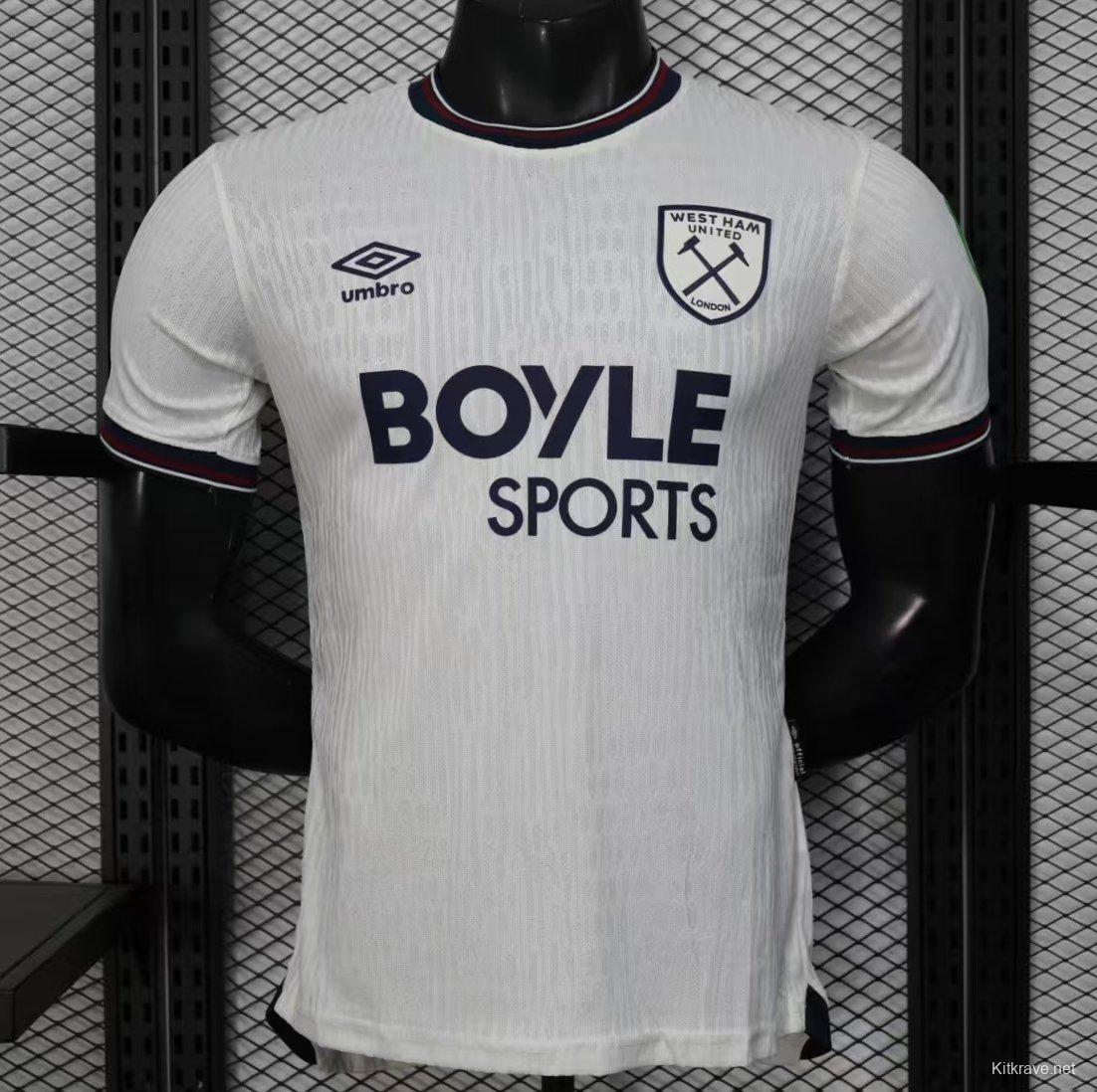 Player Version 25/26 West Ham Away Jersey