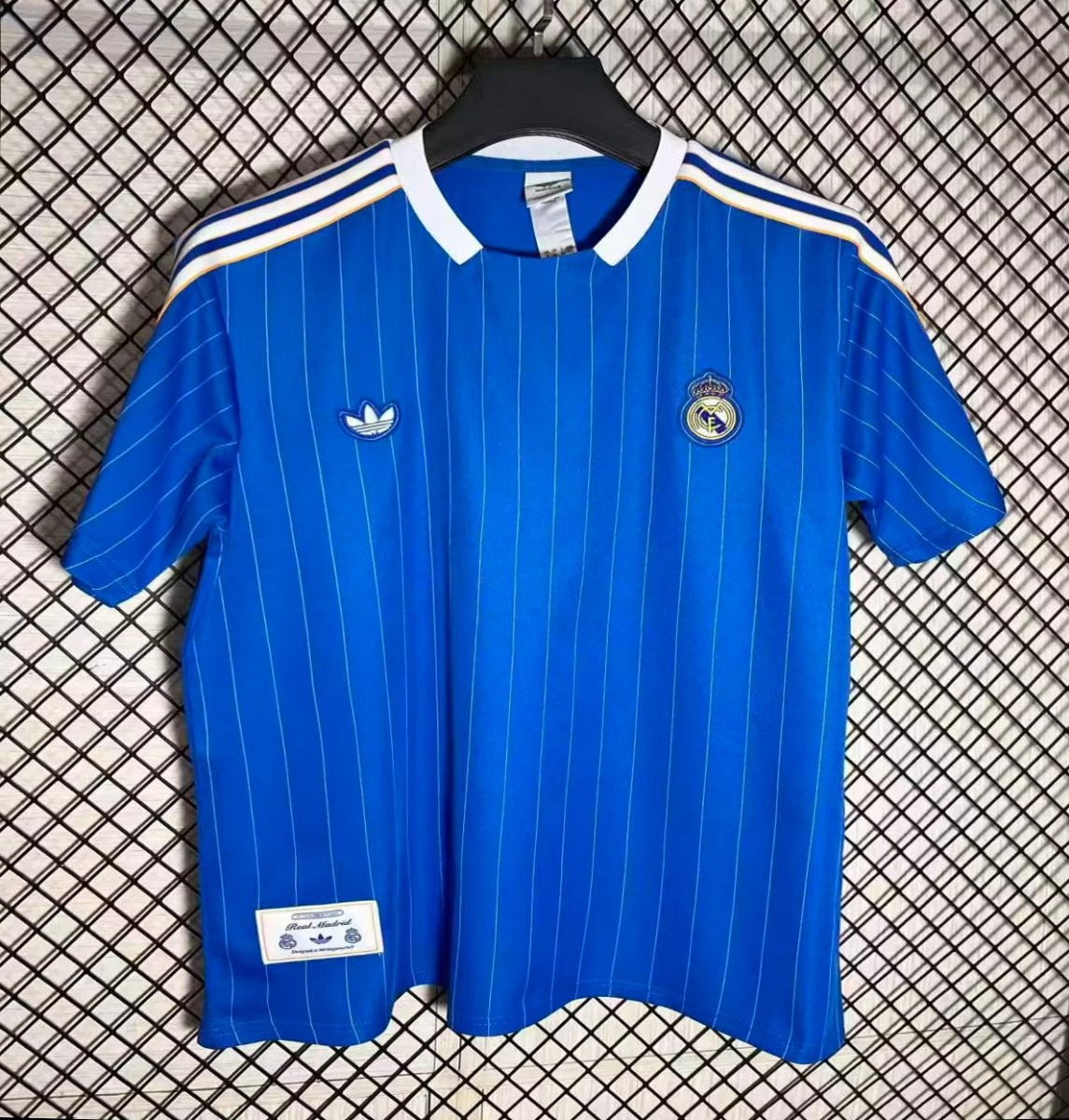 25/26 Real Madrid Adidas Original Blue Casual Jersey