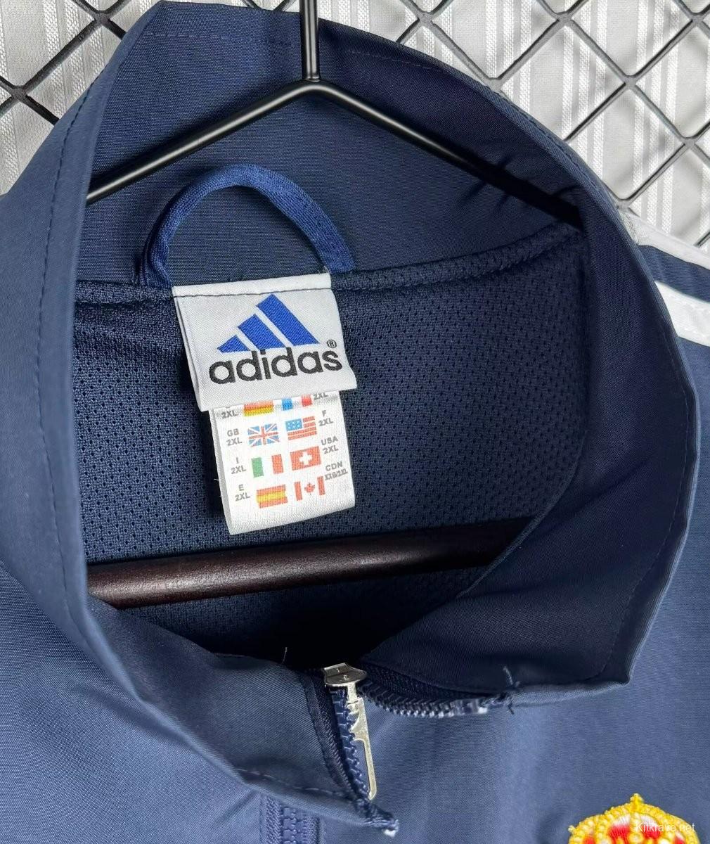 Retro 99/00 Real Madrid Navy Windbreaker