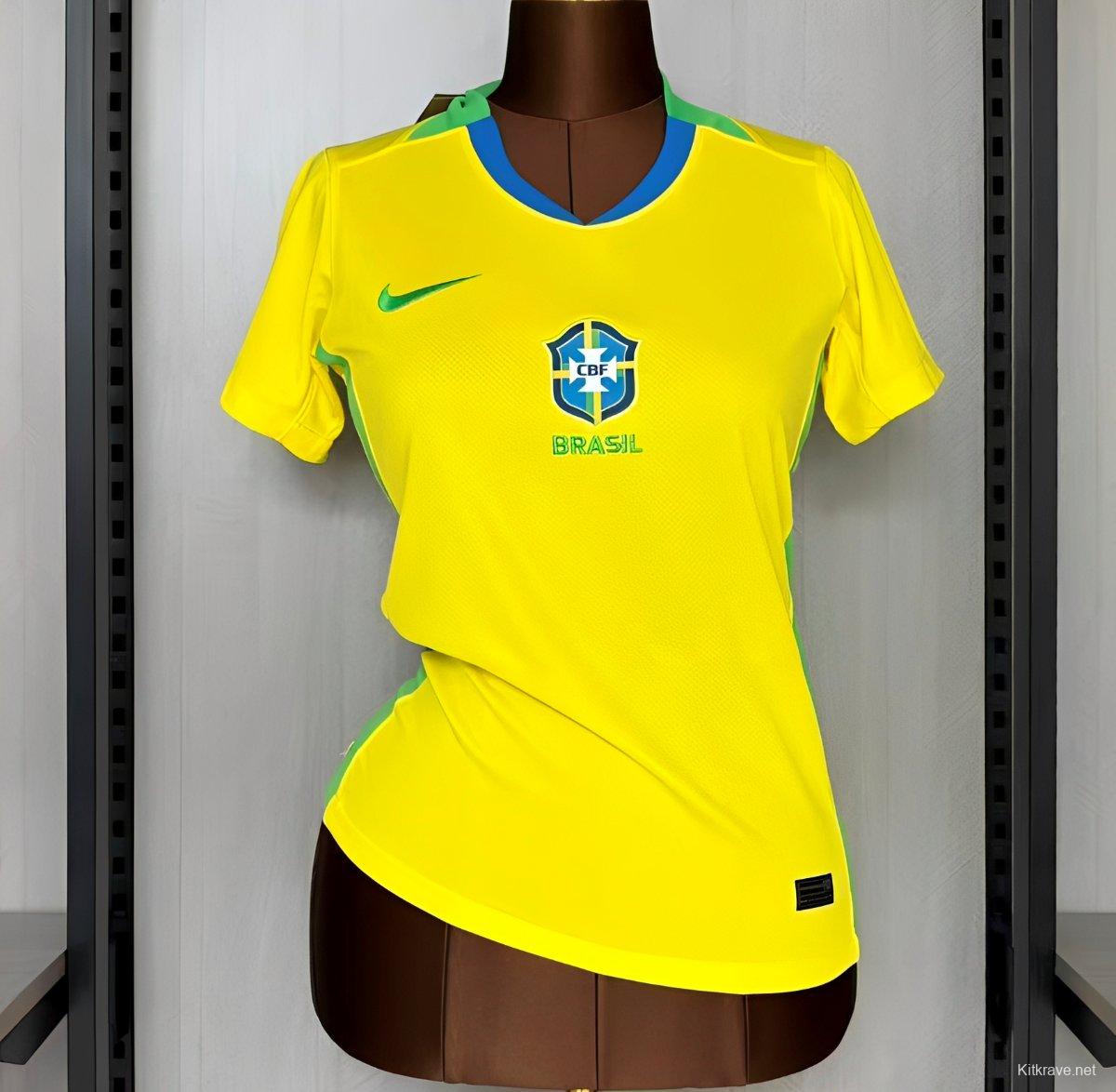 25/26 Women Brazil Home Jersey