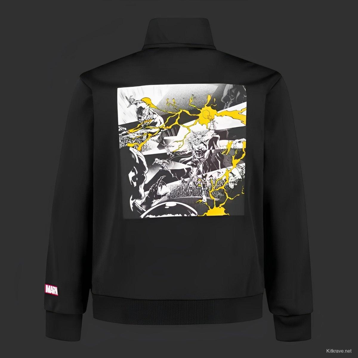 25/26 Real Madrid Marvel Black Full Zipper Jacket