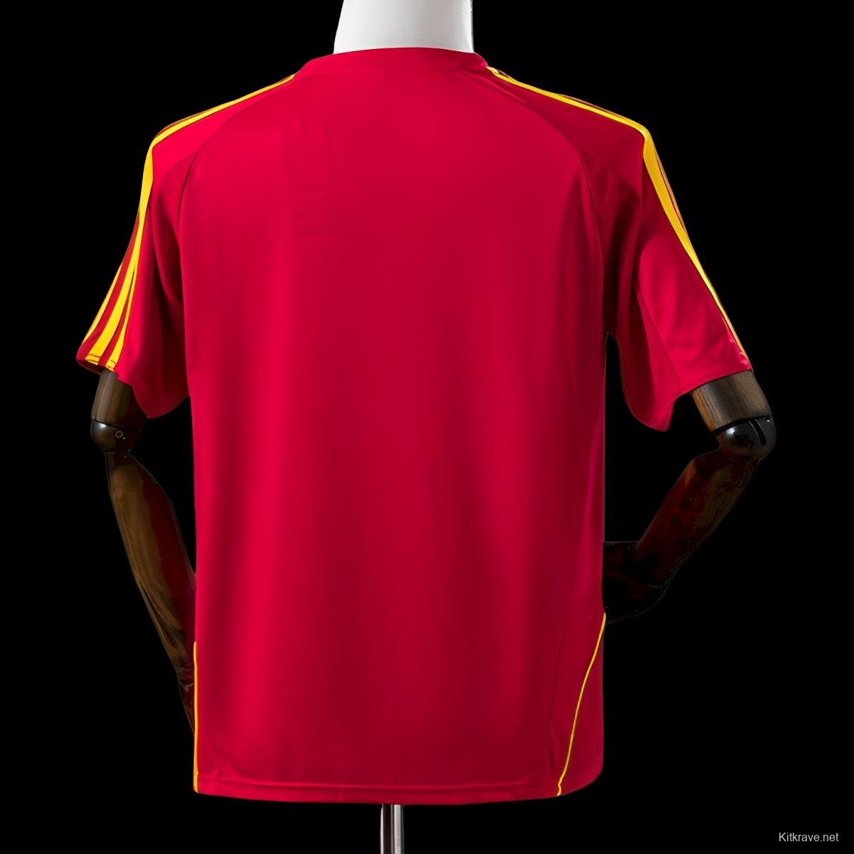 2008 Retro Spain Home Jersey