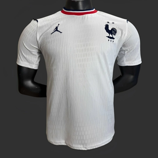 Player Version 2026 France Away White Jersey