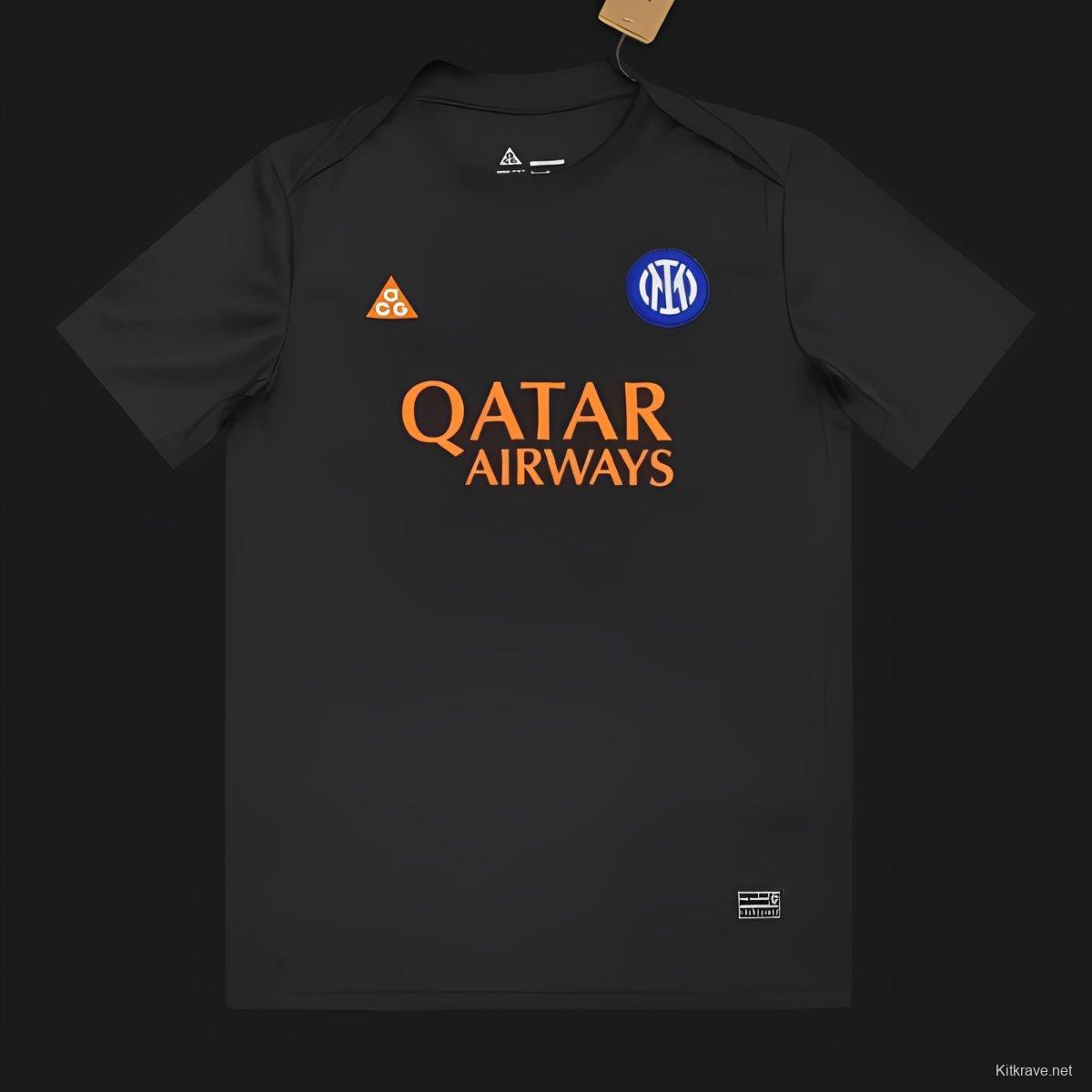25/26 Nike Inter Milan Dri-FIT Academy Pro SE Pre-Match Black Jersey