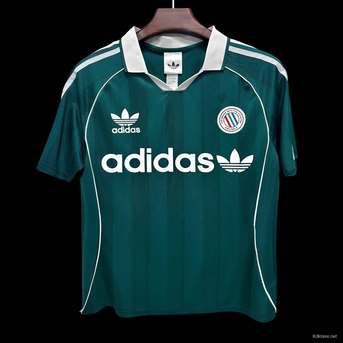 2026 Adidas Original Classic Three Stripes Green Jersey