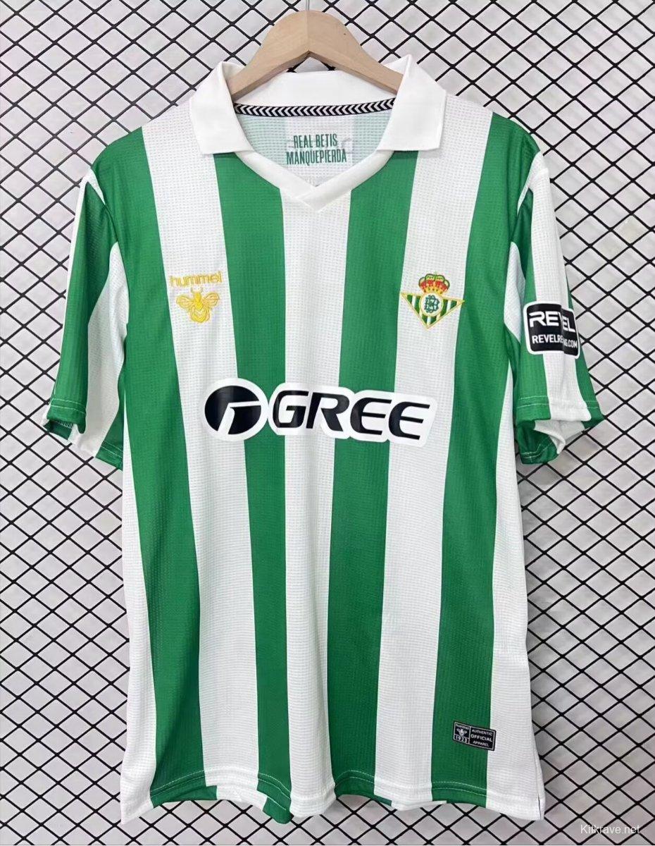 25/26 Real Betis Home Remake Vintage Jersey