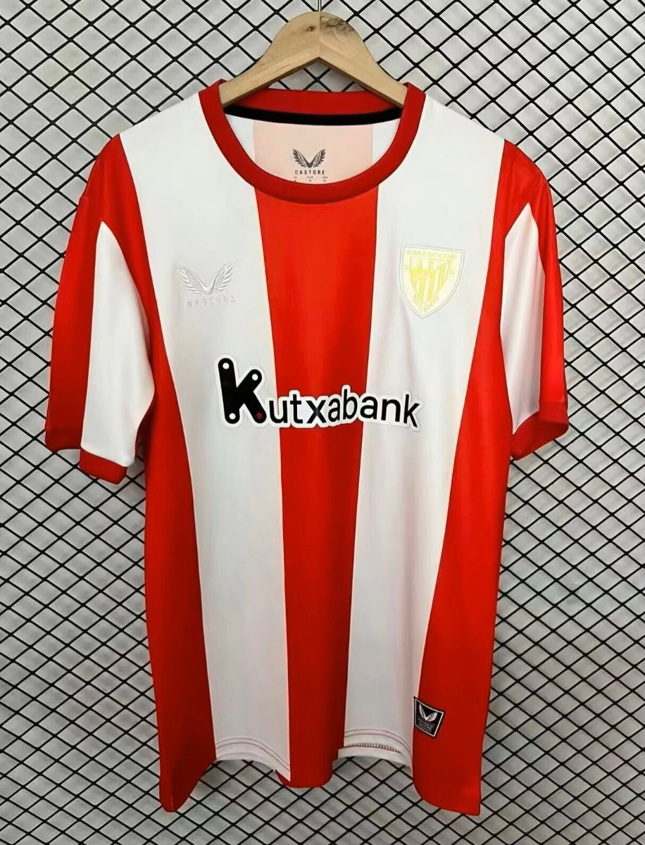 25/26 Athletic Club Bilbao Vintage Remake Home Jersey