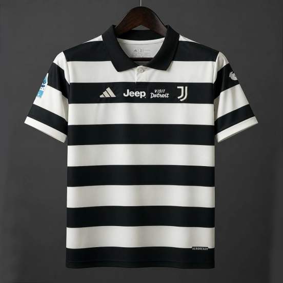 25/26 Juventus Forth Jersey With Serie A Full Sponsor