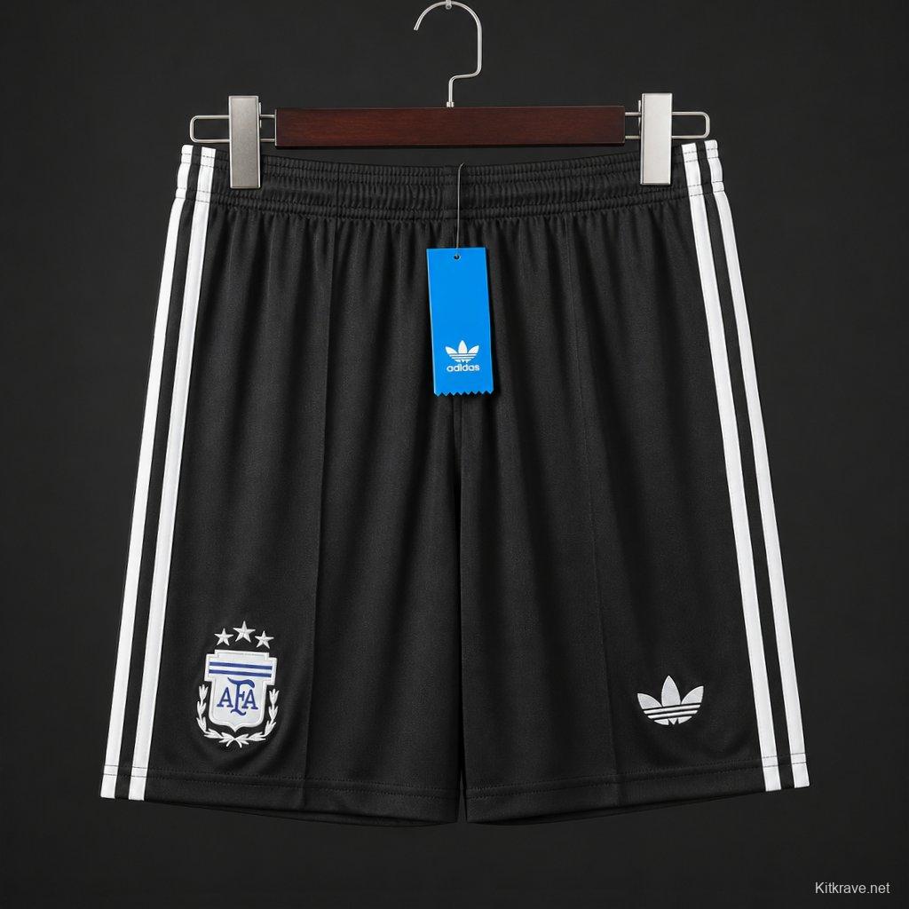 2026 Argentina Black Shorts