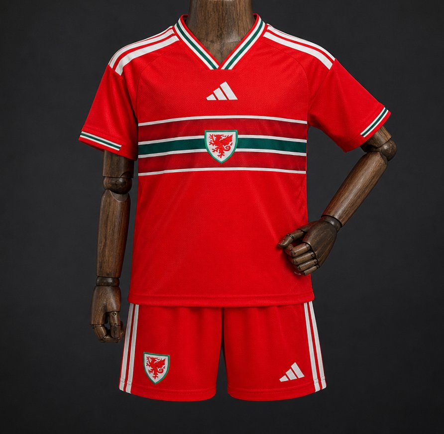 2026 Kids Wales Home Jersey