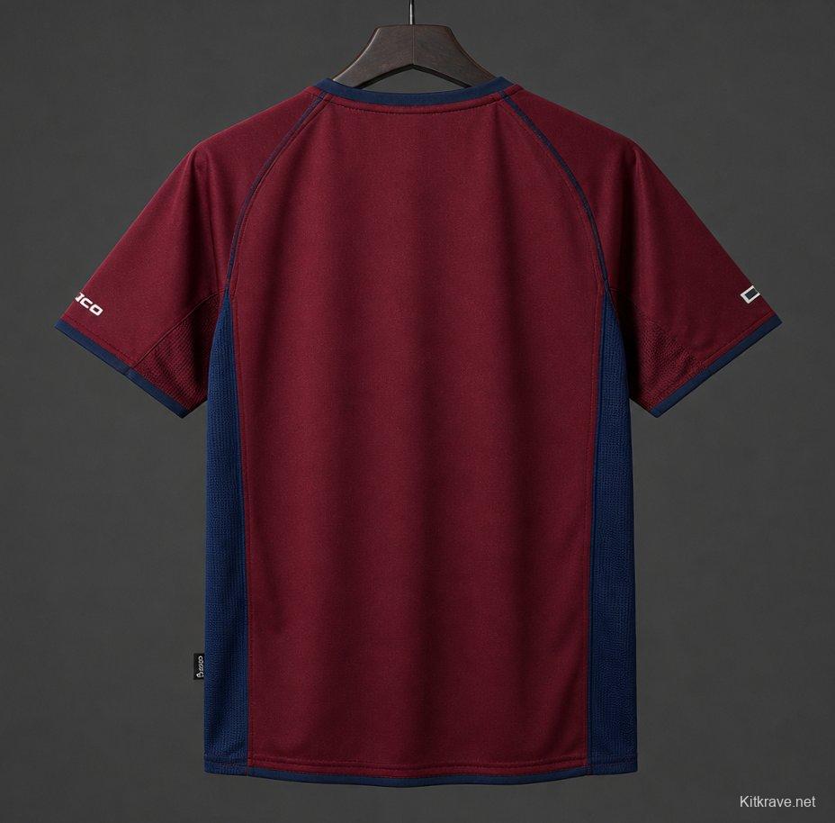 Retro 2002 Mexico World Cup Third Burgundy/Maroon Jersey