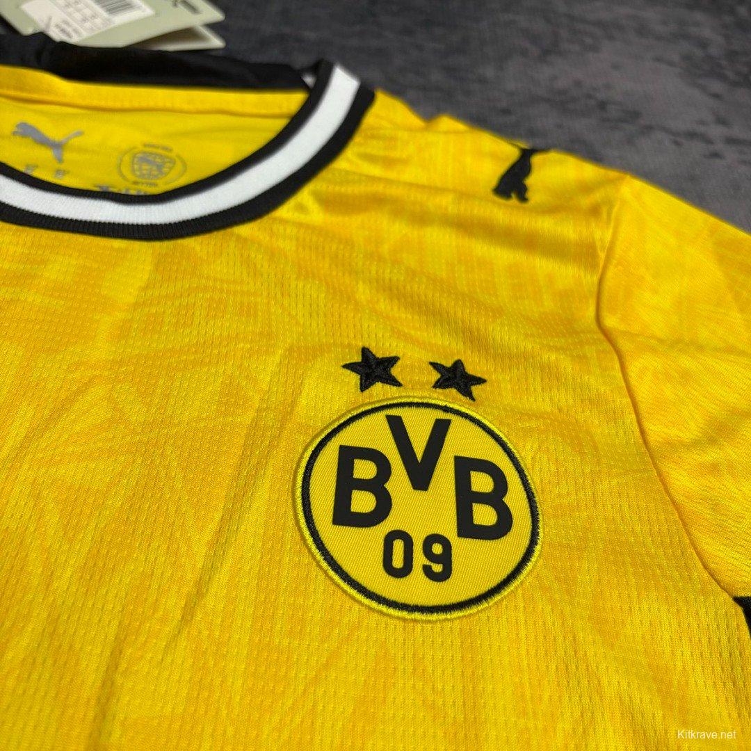 26/27 Kids Borussia Dortmund Home Yellow/Black Jersey