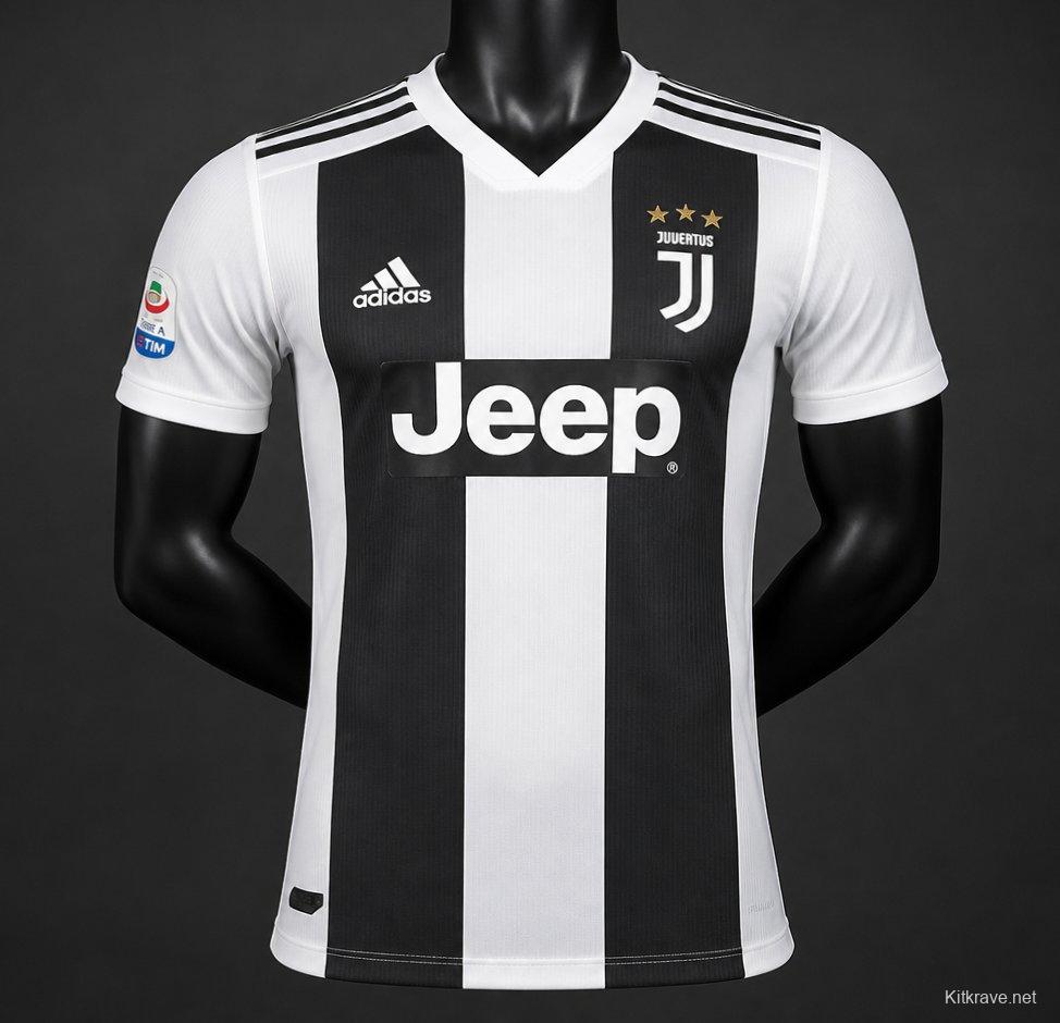 Player Version Retro 18/19 Juventus Home Jersey