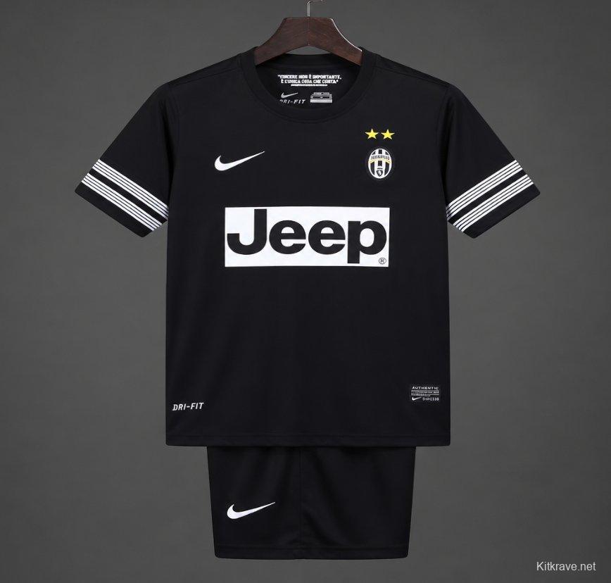 Retro 2012/13 Kids Juventus Black Away Jersey