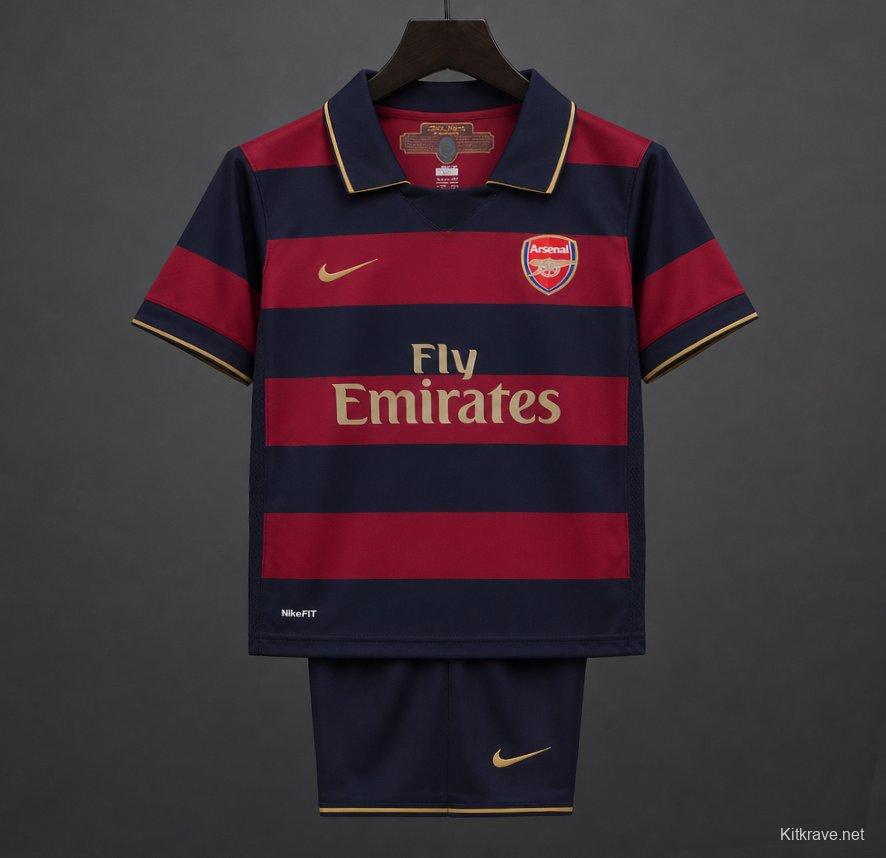 Retro Kids 07/08 Arsenal Third Away Jersey