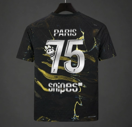 25/26 PSG Jordan Night Edition Jersey With Paris 75 Labubu Printing