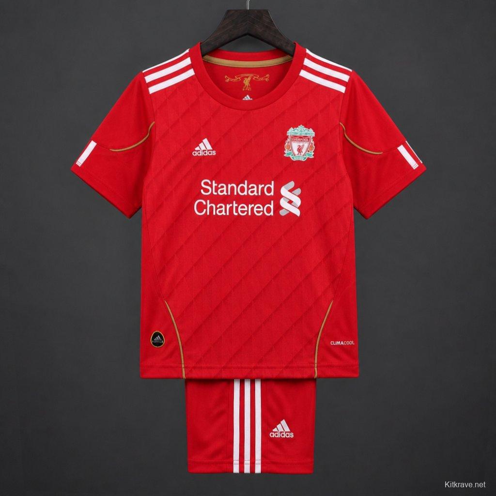 Retro Kids 2010 Liverpool Home Jersey