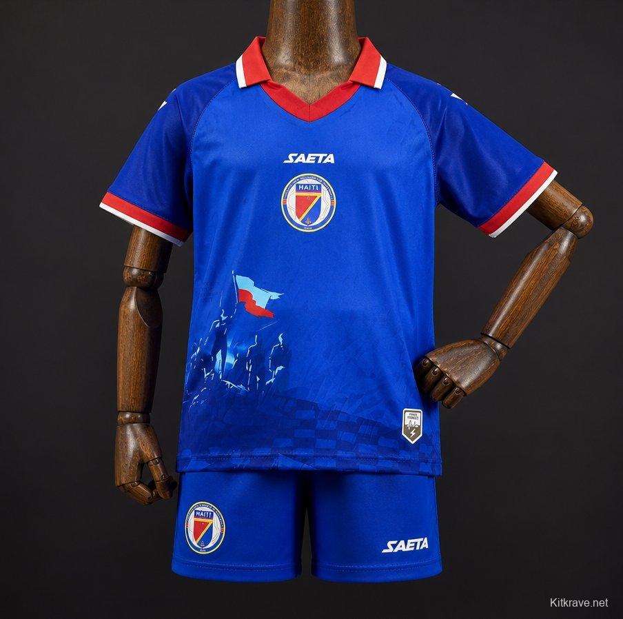 2026 Kids Haiti World Cup Home Jersey