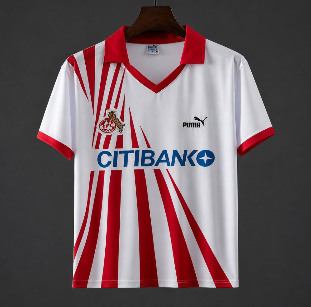 Retro 91/92 Koln Home Jersey