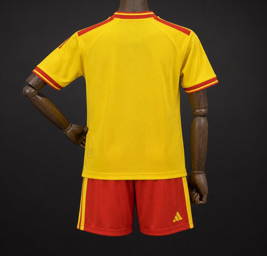 2026/27 RC Lens Yellow with Red Stripe Home Jersey