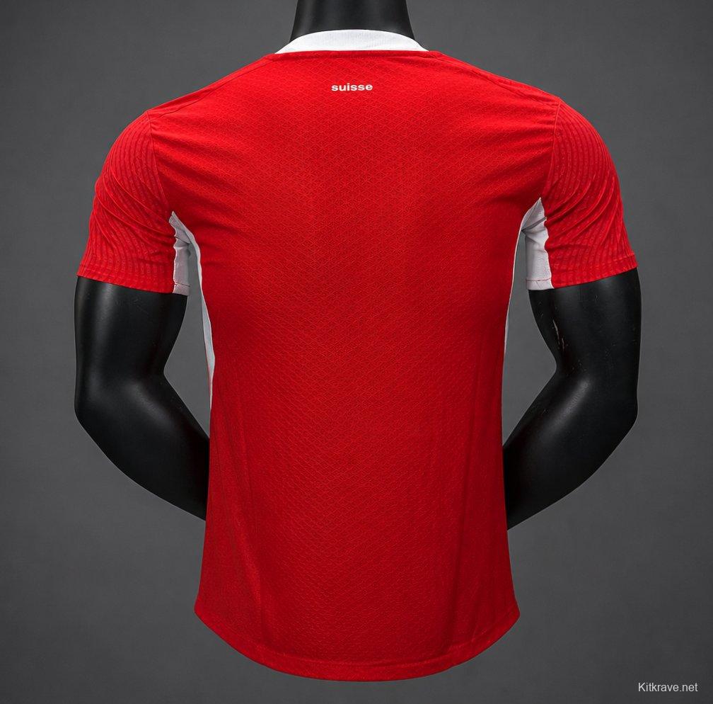 Player Version 2026 Switzerland Home Jersey