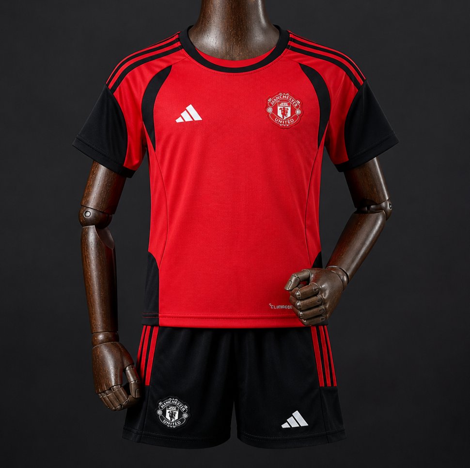26/27 Kids Manchester United Training Red Jersey