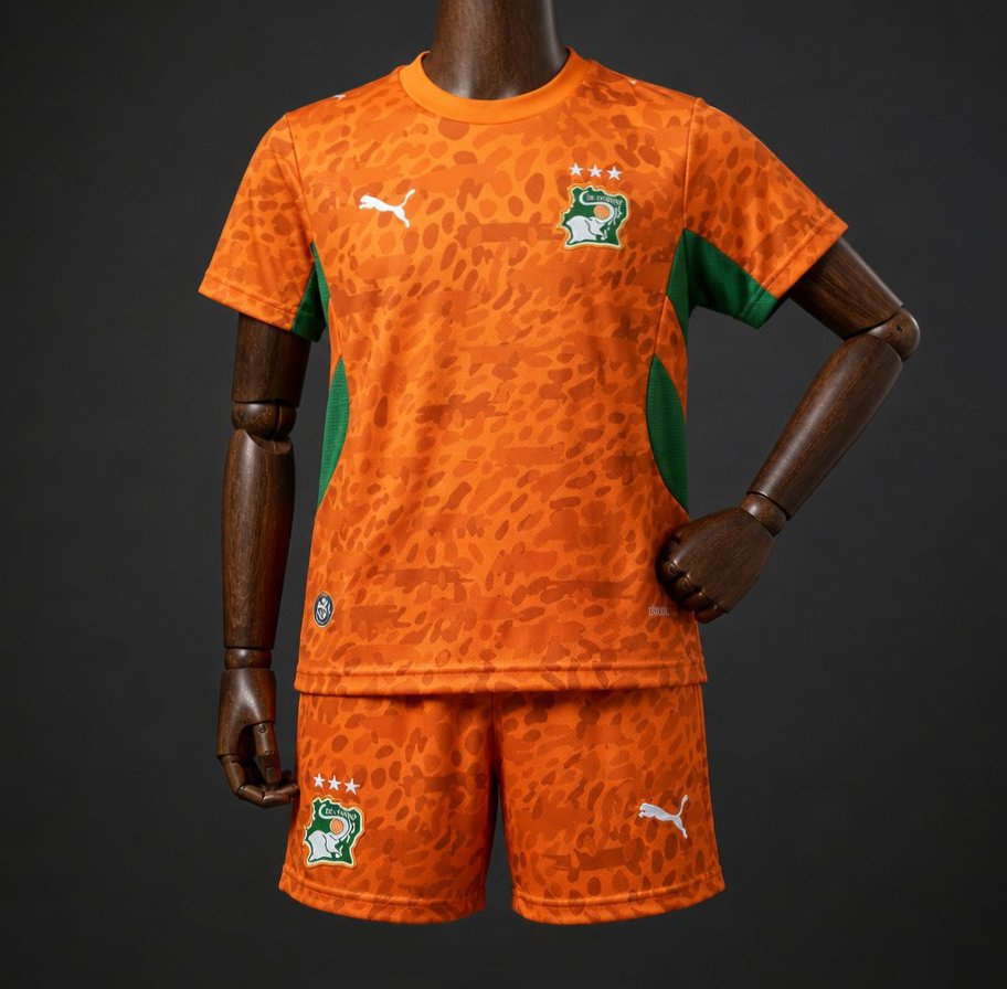 2026 Kids Ivory Coast World Cup Home Kit