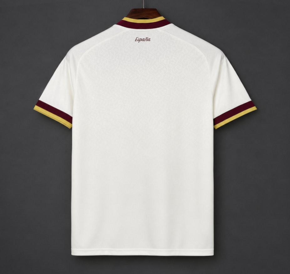 2 Star 2026 Spain Away White Jersey With Champion Patch