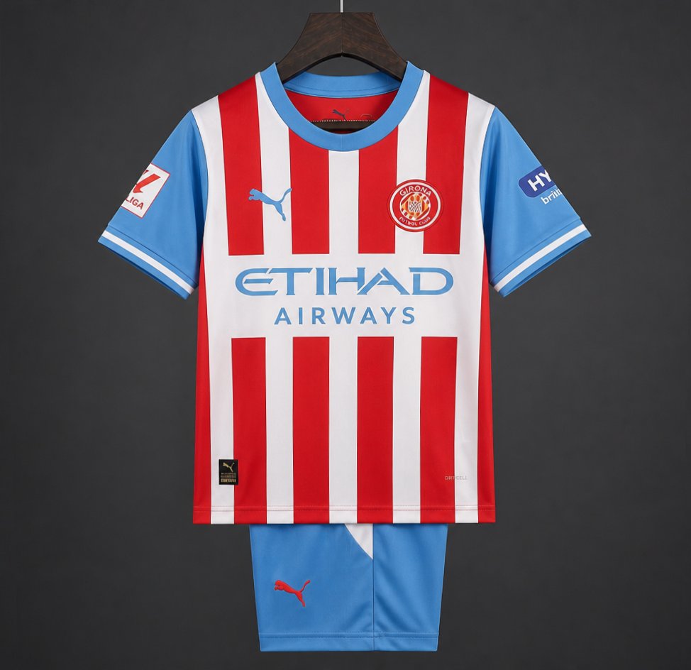 26/27 Kids Girona Home Jersey