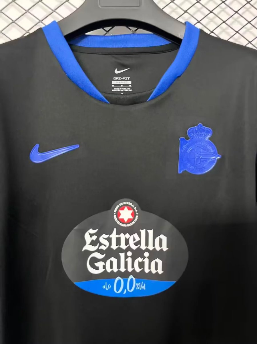 26/27 Deportivo La Coruna Away Black Jersey
