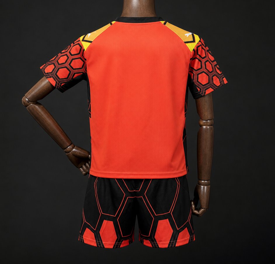 26/27 Kids Olympique Marseille Goalkeeper Orange Jersey