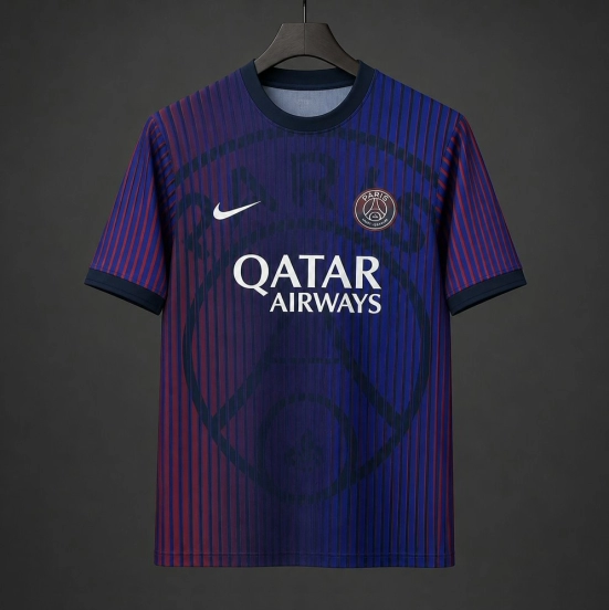 26/27 Paris Saint-Germain Pre-Match Away Purple  Jersey