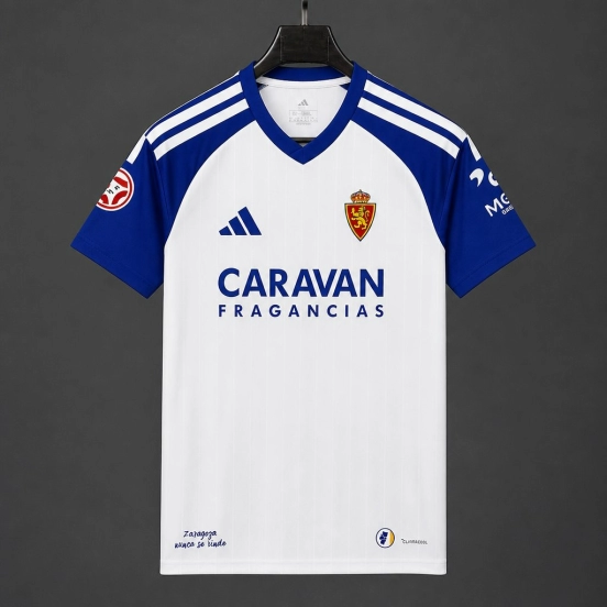 26/27 Real Zaragoza Home  Jersey