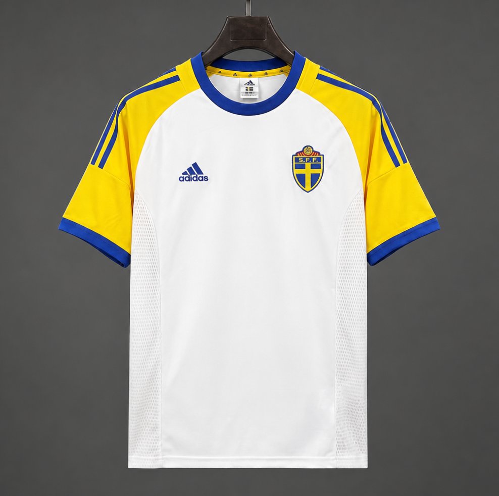Retro 2002 Sweden Away Jersey
