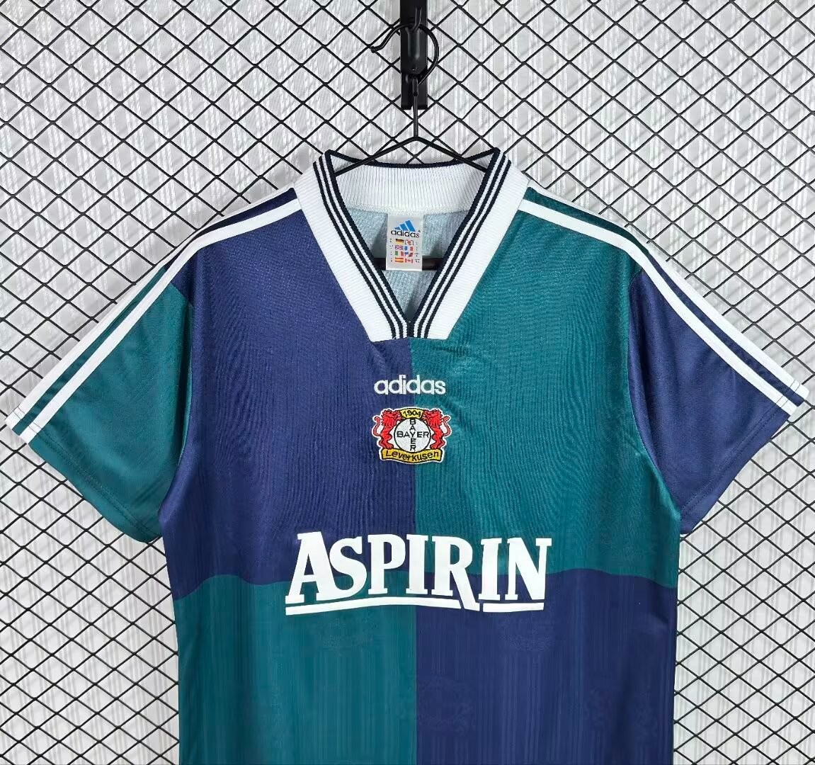 Retro 97/99 Bayer 04 Leverkusen Away Green Jersey