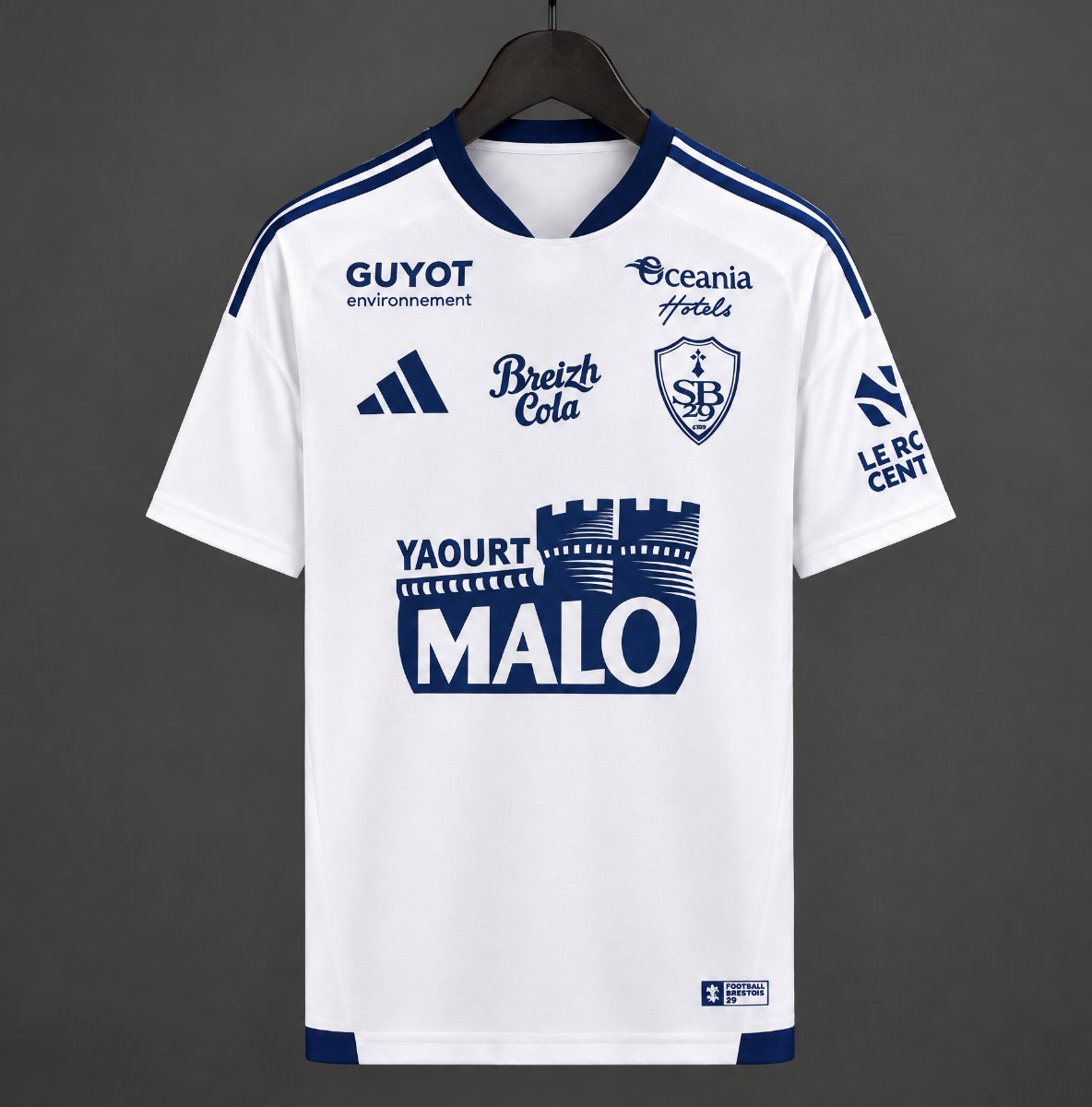 26/27 Stade Brestois Away White Jersey