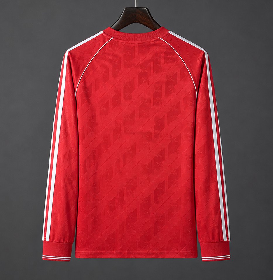 26/27 Benfica Home Vintage Long Sleeve Sweatshirt