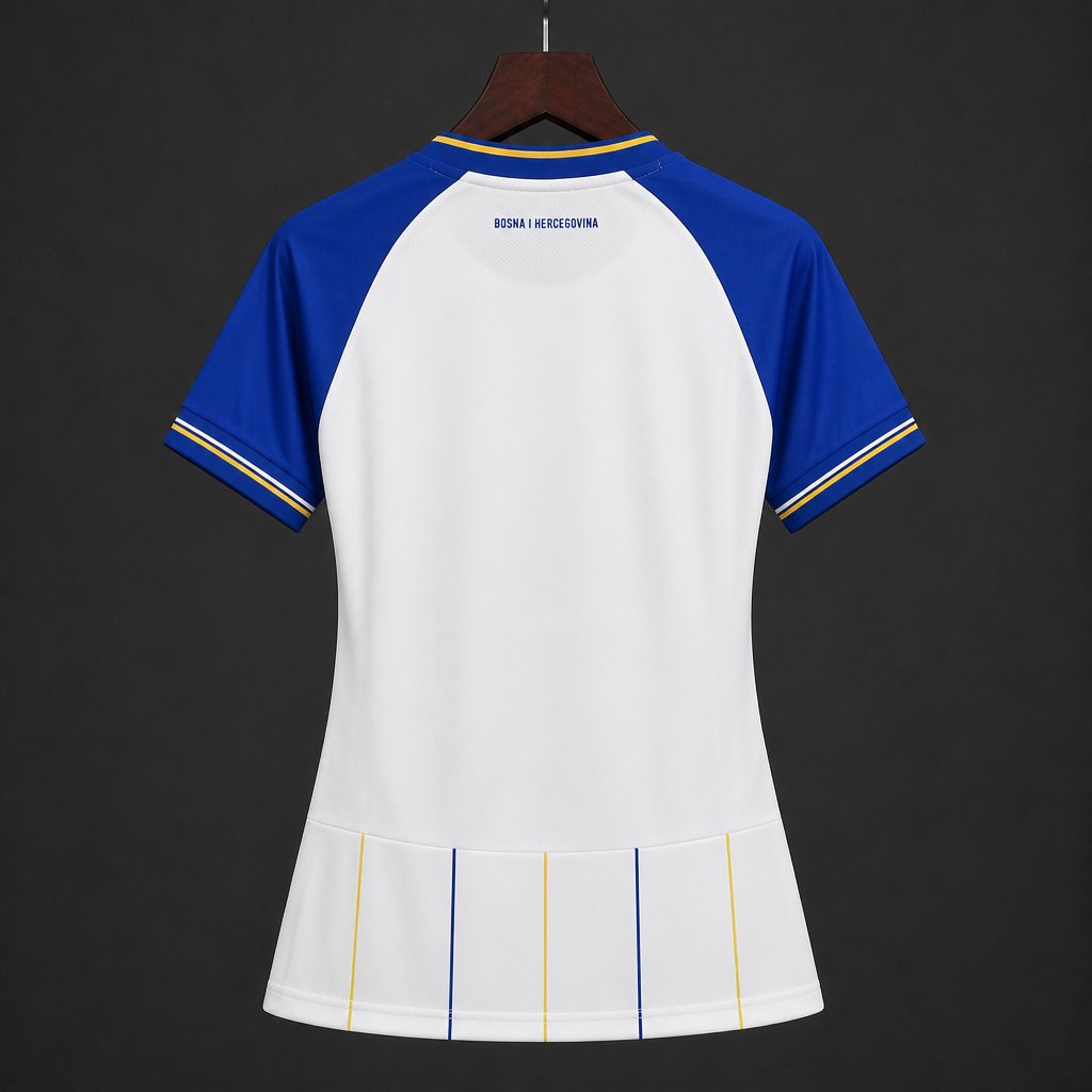 2026 Women Bosnia and Herzegovina Away White Jersey