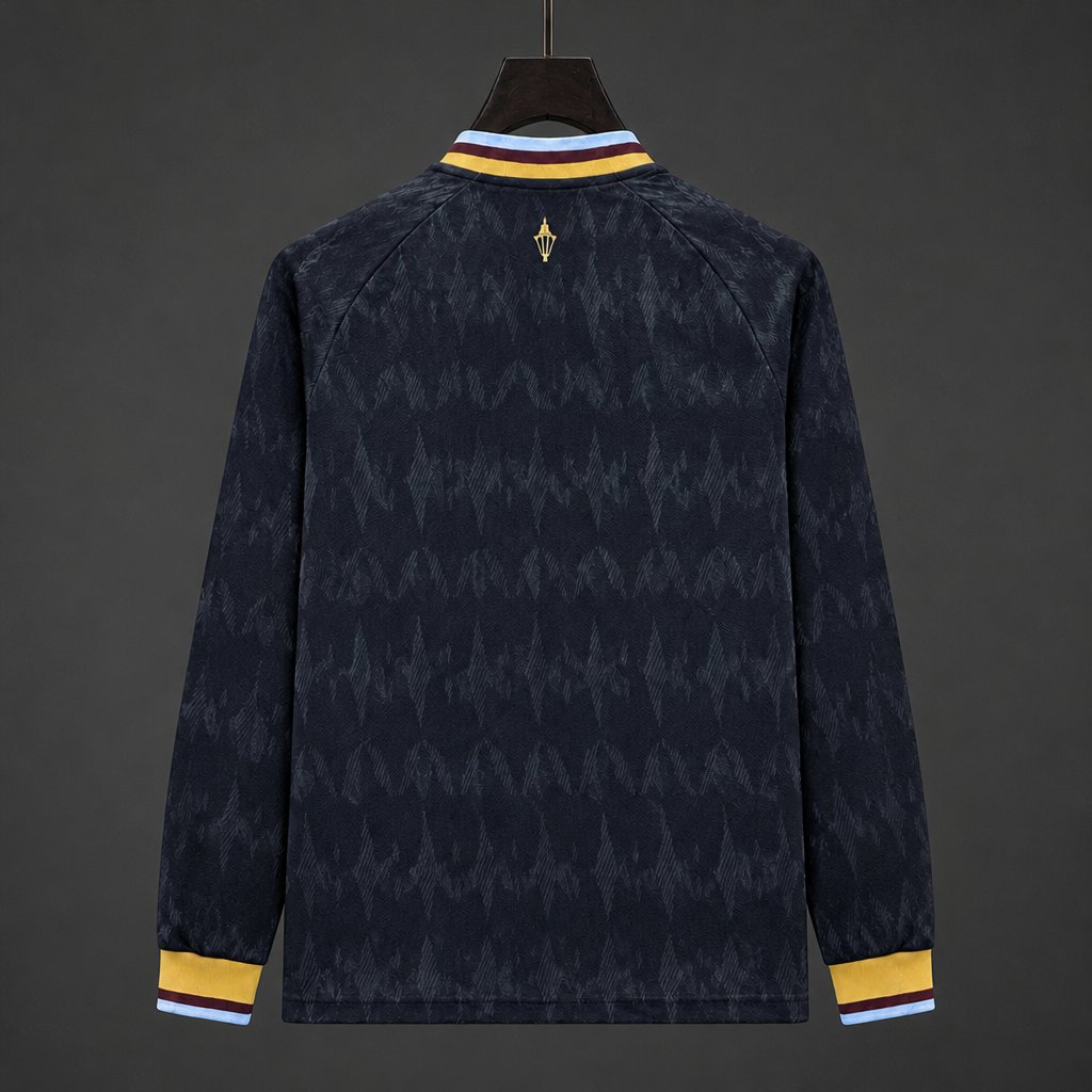 26/27 Aston Villa Away Long Sleeve Black Jersey