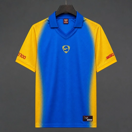 2026 Colombia x Travis Scott Cactus Jack Total 90 Blue Yellow  Jersey