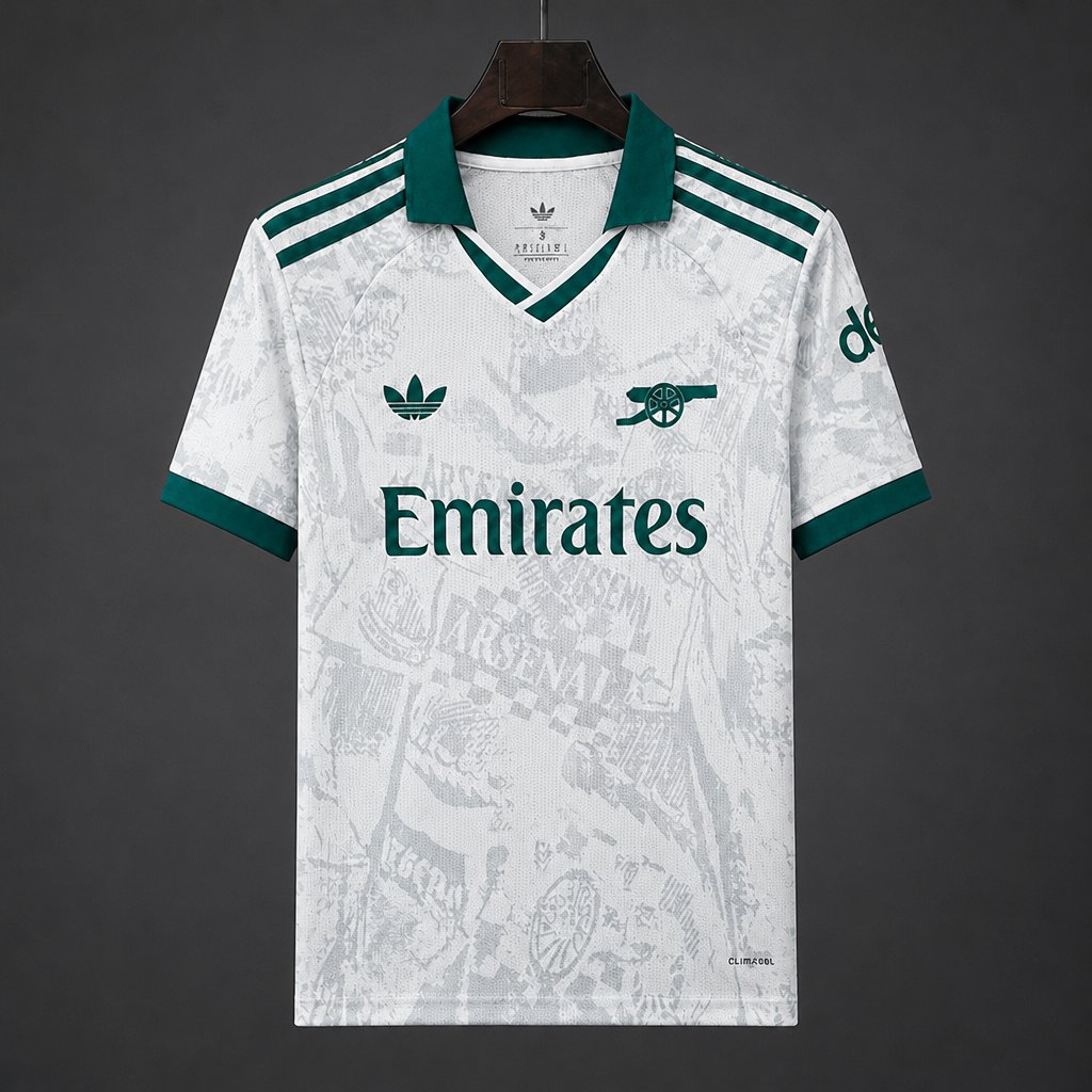 27/28 Arsenal Away Grey Jersey