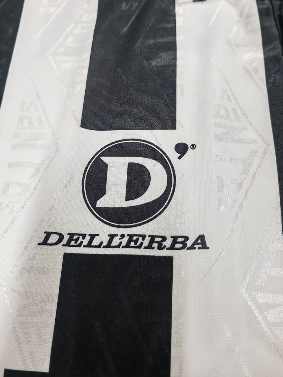 Retro 1994 Santos Away White Black Jersey